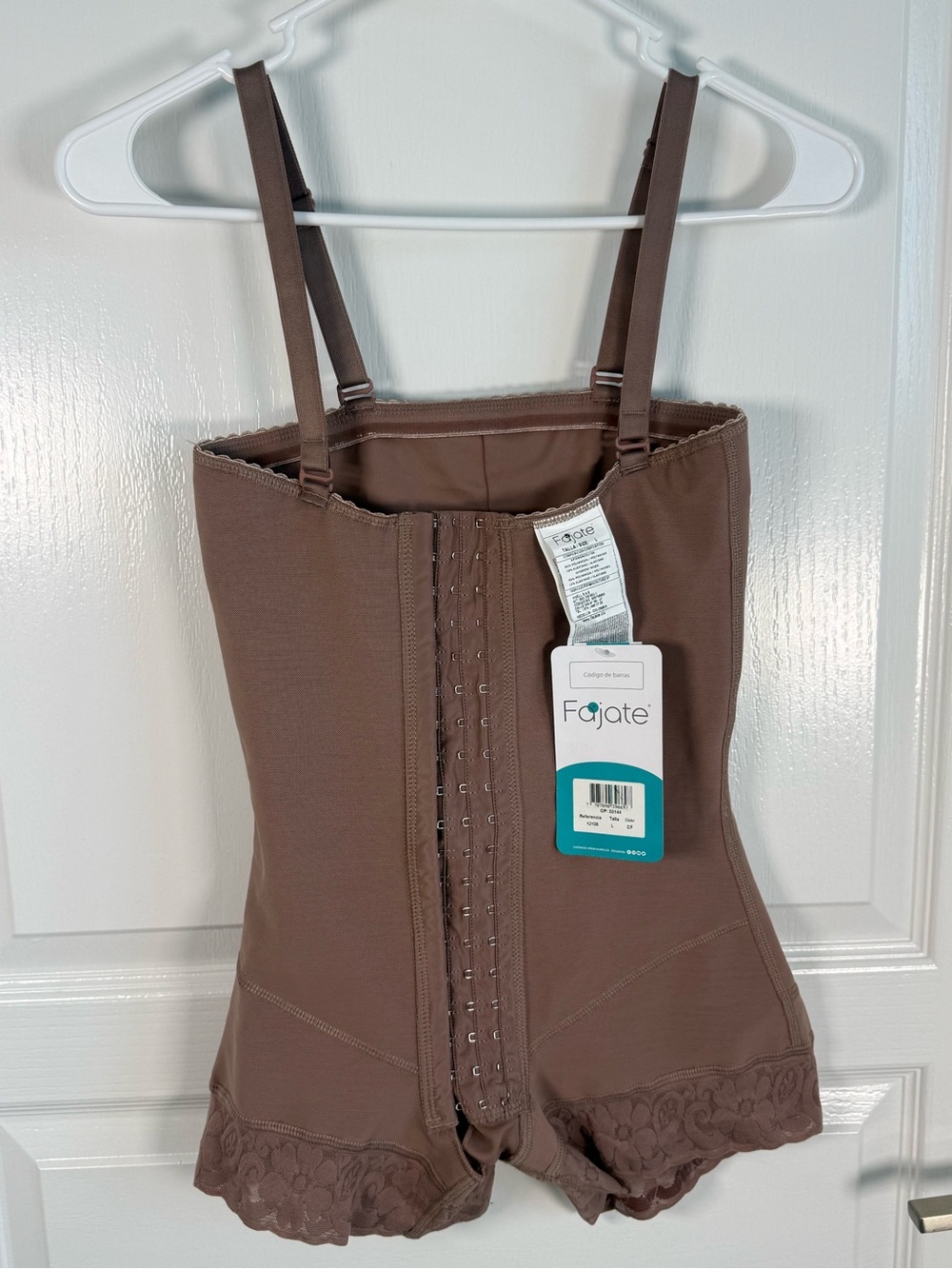 Fajate Brown Shapewear Bodysuit .